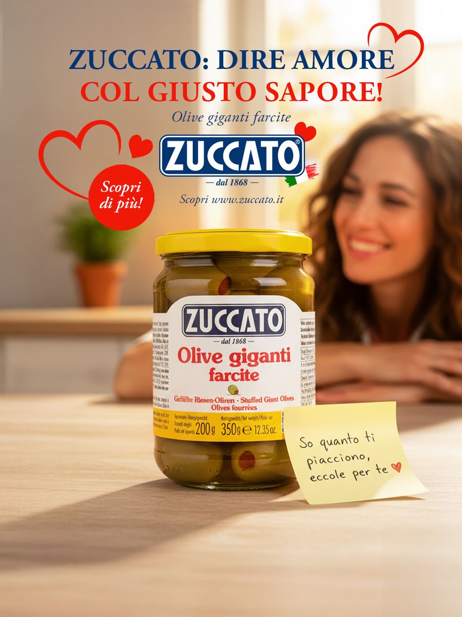 Zuccato advertising — Love for olives