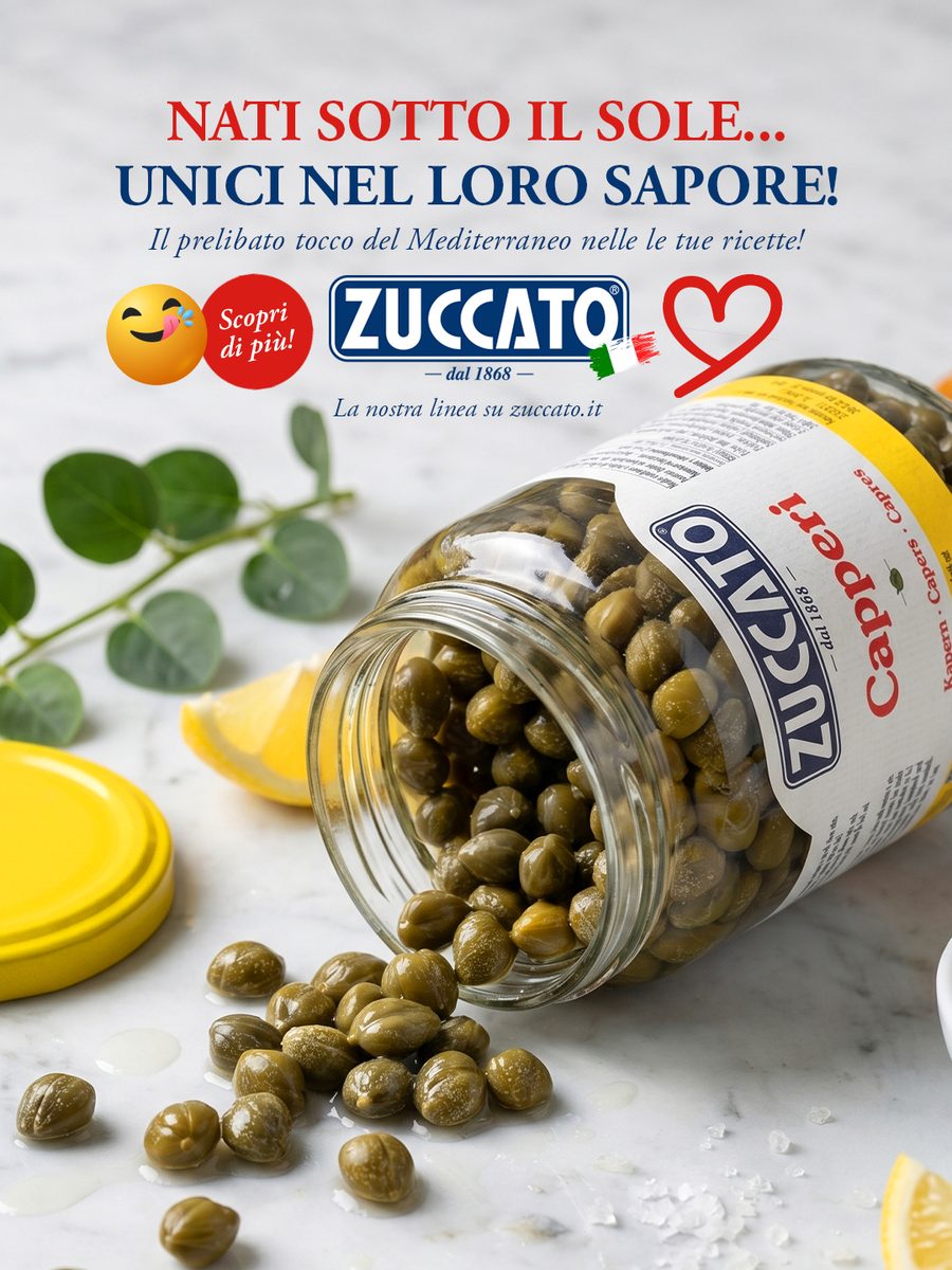 Zuccato advertising — Capers born under the sun