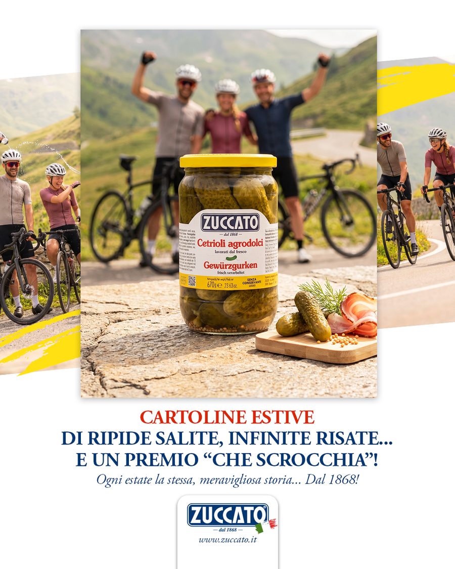 Zuccato advertising — Sweet & Sour Gherkins — Summer Postcards