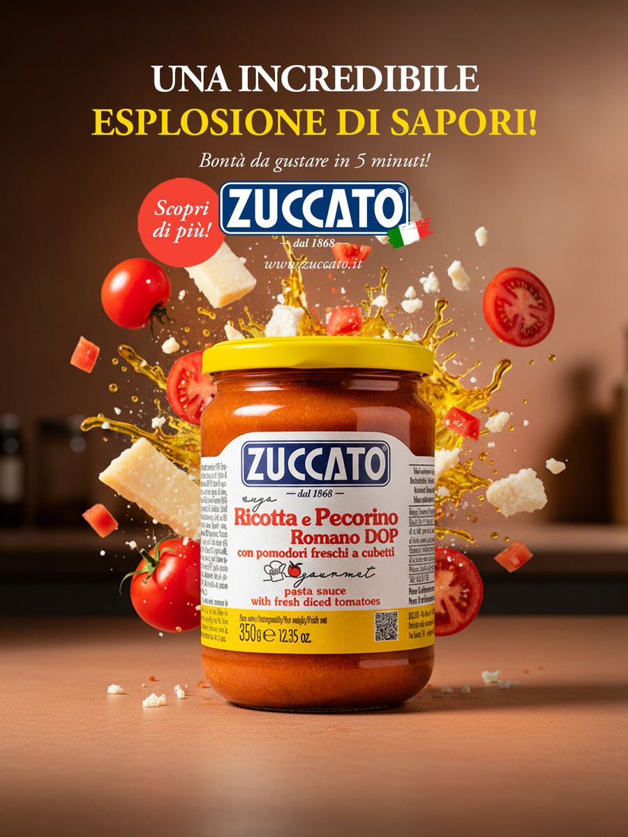 Zuccato advertising — An explosion of flavour