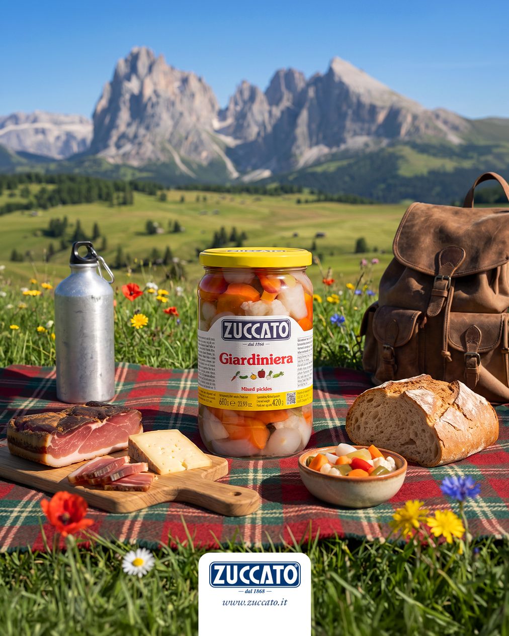 Zuccato advertising — Giardiniera — Mountain flavours