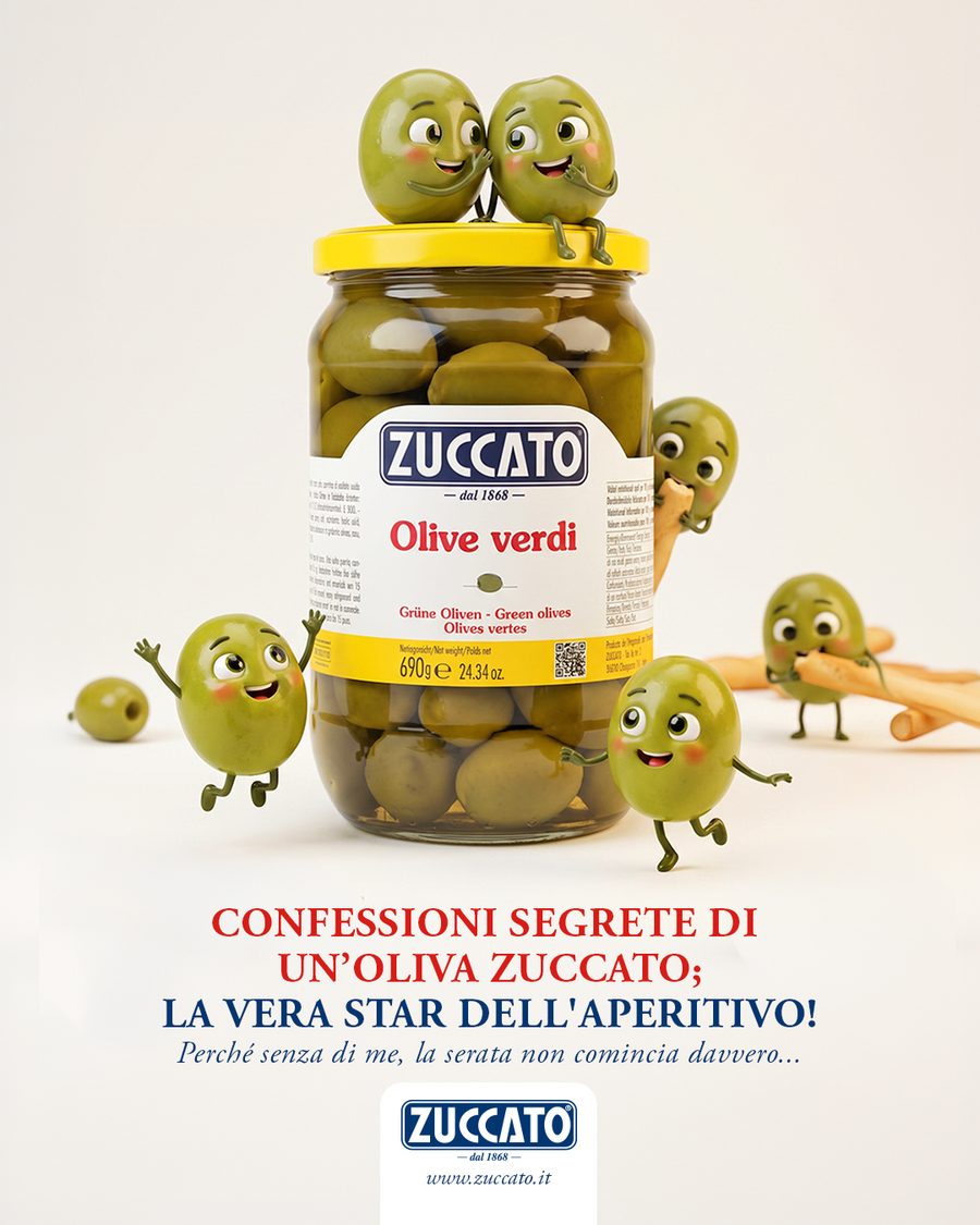 Zuccato advertising — Secret confessions of a Zuccato olive