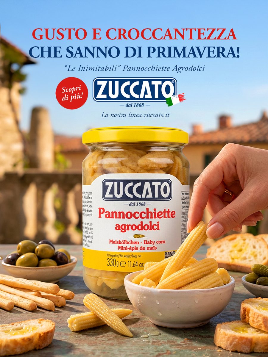 Zuccato advertising — Sweet & Sour Baby Corn