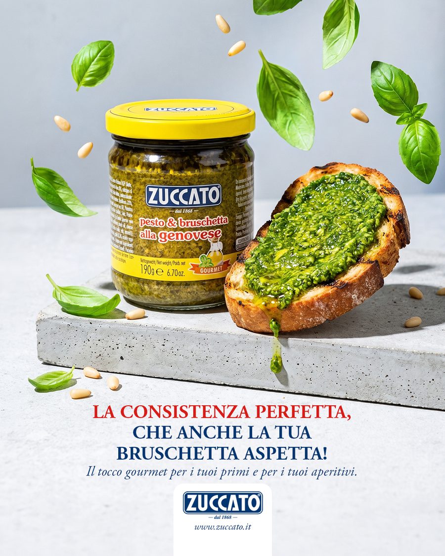 Zuccato advertising — Pesto & Bruschetta Genovese