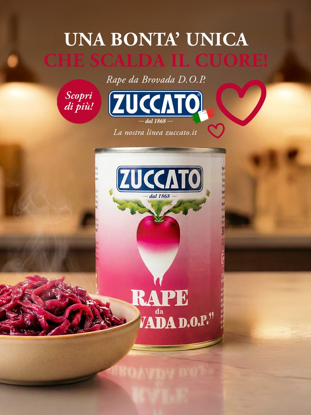 Zuccato advertising — Brovada Turnips P.D.O.