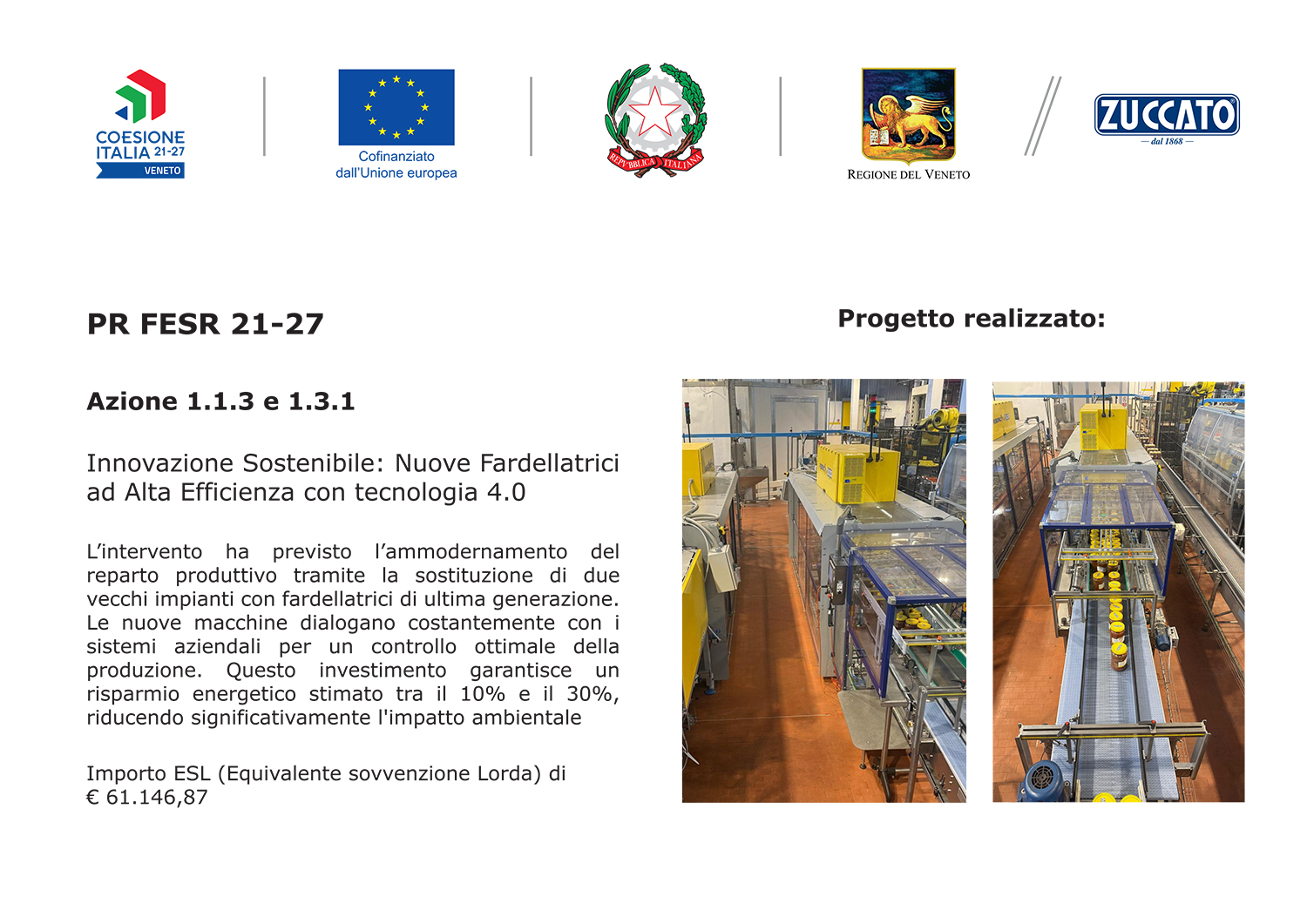 FESR Zuccato 2026